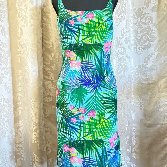 Maggy London Aqua Blue Dress - Picture 2 of 6